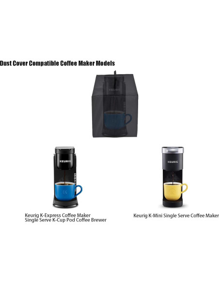 Funda Protectora para Cafetera Keurig K-Express y K-Mini - Nylon Impermeable
