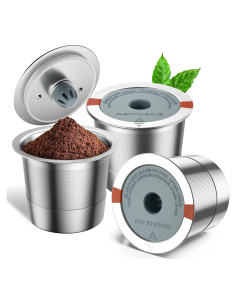 Tazas K Reutilizables RETHONE para Keurig 1.0 y 2.0 - Acero Inoxidable