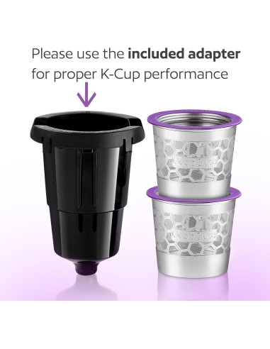 2 Tazas K Reutilizables GoodCups Acero Inoxidable para Keurig