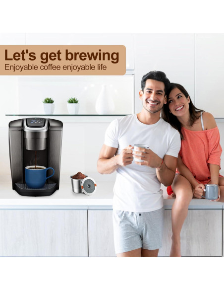 Tazas K Reutilizables RETHONE para Keurig 1.0 y 2.0 - Acero Inoxidable Tazas K Reutilizables RETHONE para Keurig 1.0 y 2.0 - Acero Inoxidable