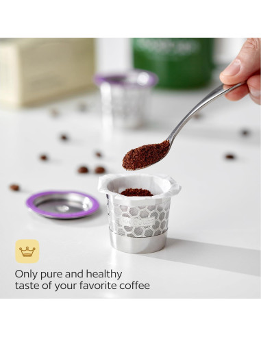 2 Tazas K Reutilizables GoodCups Acero Inoxidable para Keurig