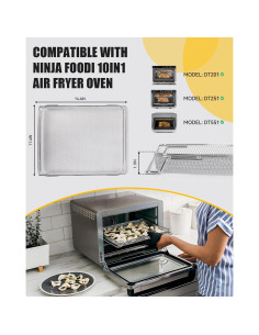 Cesta de Horno de Acero Inoxidable MMH para Ninja Foodi DT201/DT251/DT551 2