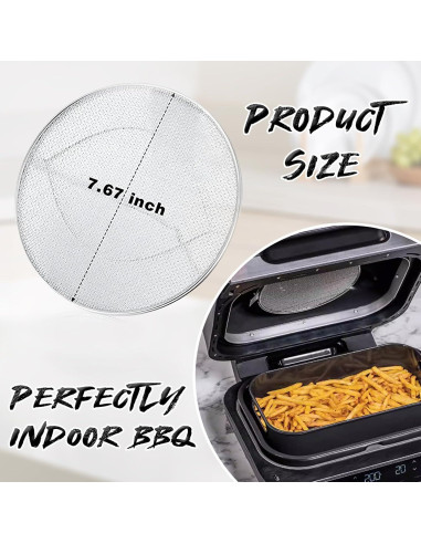 2 Protectores de Salpicaduras Acero Inoxidable Ninja Foodi FG551