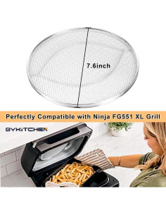 Escudo Antiespumas Acero Inoxidable ByKitchen para Ninja FG551 2