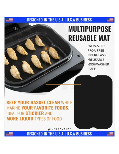 Accesorios para Freidora de Aire Ninja Foodi Smart XL - Estante y Forro Reutilizable