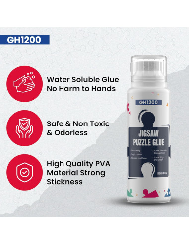 Pegamento para Rompecabezas GH1200 - 280ml (2x140ml) Secado Rápido