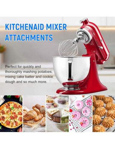 Accesorio de Batidor Axfvd para Mezclador Kitchenaid K45SS
