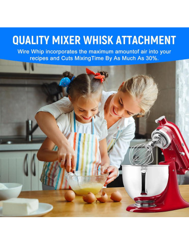 Accesorio de Batidor Axfvd para Mezclador Kitchenaid K45SS