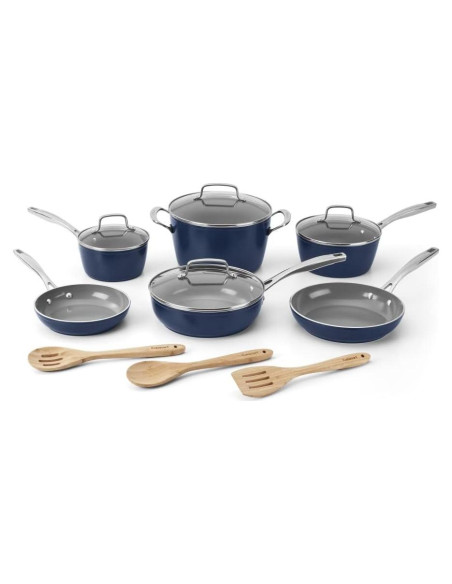 Juego de Utensilios de Cocina 13 Piezas Cuisinart Ceramica XT Azul