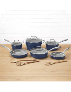 Juego de Utensilios de Cocina 13 Piezas Cuisinart Ceramica XT Azul 2