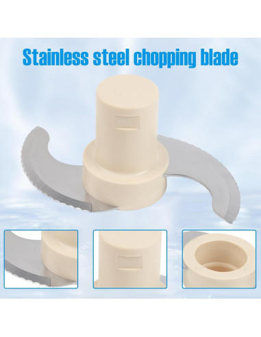 Cuchilla de Acero Inoxidable DLC-001TXB para Procesador Cuisinart 14 Tazas