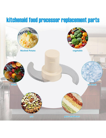 Cuchilla de Acero Inoxidable DLC-001TXB para Procesador Cuisinart 14 Tazas