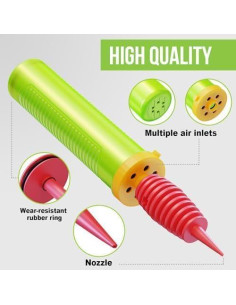 Bomba de Globo Manual Doble Acción Motorenbau Verde - 2 Piezas 2