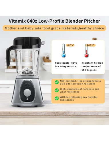 Recipiente de 1.89L para Licuadora Vitamix 5200 5300 6500