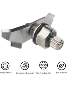 Licuadora KitchenMod 1.36kg Cuchilla Avanzada Plata 100V 2