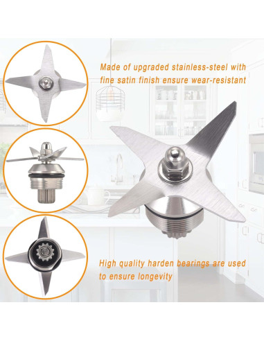 Contenedor de 1.81L para Licuadoras Vitamix EastFune 64Oz