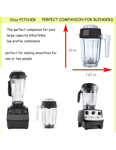 Jarra de licuadora 0.9L Vitamix 5200 4500 5000 6300