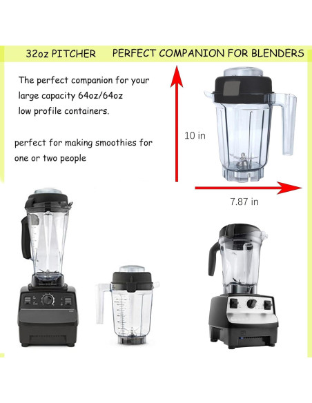 Jarra de licuadora 0.9L Vitamix 5200 4500 5000 6300