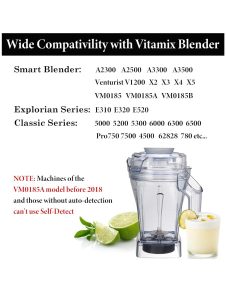 Contenedor Aer Disc 1.36L Sacumea para Licuadoras Vitamix Contenedor Aer Disc 1.36L Sacumea para Licuadoras Vitamix