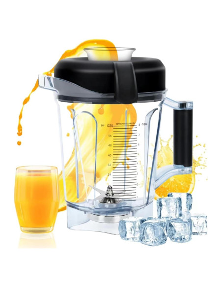 Contenedor de Reemplazo 64oz LEEPENK para Vitamix 7500 y Más