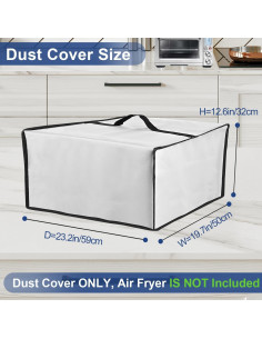 Cubierta de Polvo para Freidora de Aire Breville BOV900BSS 59x50x32cm 2