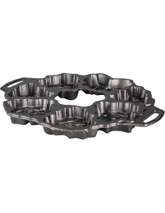 Sartén de Hierro Fundido Lodge en Forma de Corona Navideña 37.24 cm 2