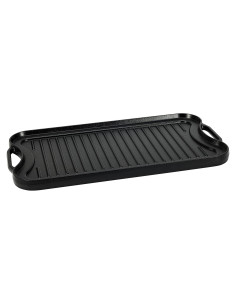 Parrilla Plancha Hierro Fundido Amazon Basics 50.8x26.4cm