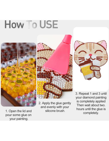 Sellador de Pintura de Diamante Topwey - 3 x 125 ml, No Tóxico