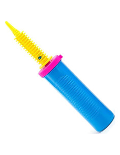 Bomba de globo de mano Luszmoax - Inflador doble acción 31x5.6cm