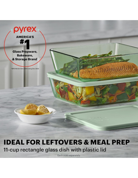 Juego de 12 Contenedores de Almacenamiento Pyrex Libre BPA