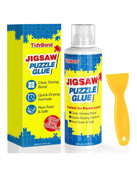 Pegamento para Rompecabezas TidyBond 200ml - Secado Rápido y No Tóxico