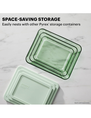 Juego de 12 Contenedores de Almacenamiento Pyrex Libre BPA