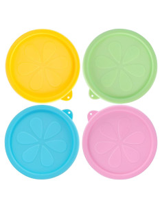 Tapa de Silicona Ullnosoo para Cuencos Pyrex 4 Tazas - 4 Pcs