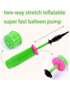 Bomba de Globo Manual Ouyili Doble Acción Verde 108g 2