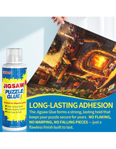 Pegamento para Rompecabezas TidyBond 200ml - Secado Rápido y No Tóxico