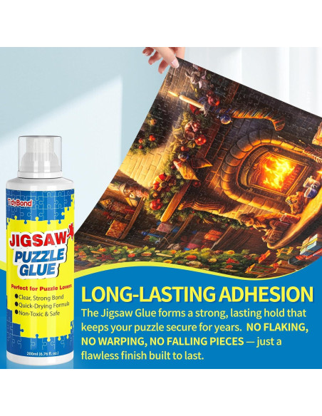 Pegamento para Rompecabezas TidyBond 200ml - Secado Rápido y No Tóxico