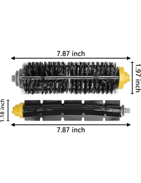 Kit de Repuesto iRobot Roomba 600 HsvrySa - 2 Cepillos, 4 Filtros