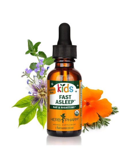 Apoyo Herbal para Dormir Niños Herb Pharm 30 ml Vegano