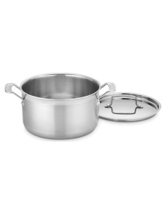 Olla Cuisinart MultiClad Pro 6 Cuartos Acero Inoxidable