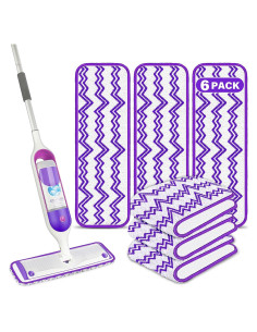 Paños de Mopa Reutilizables ILAVCLEAN 6 Unidades Microfibra