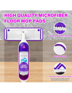 Paños de Mopa Reutilizables ILAVCLEAN 6 Unidades Microfibra 2