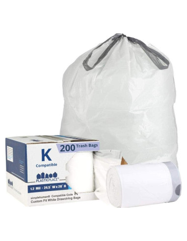 Bolsas de Basura Plasticplace K 10 Galones 200 Unidades