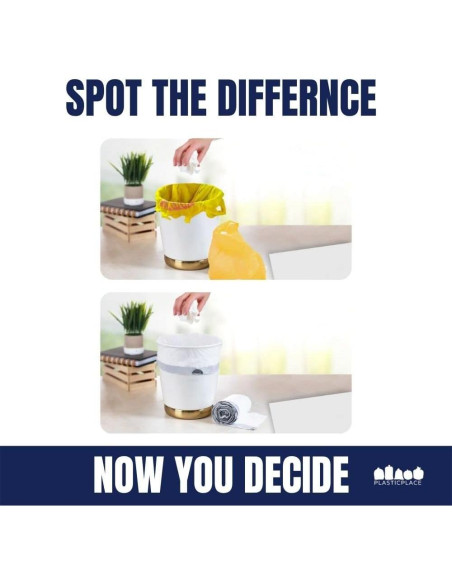 Bolsas de Basura Plasticplace Código C 200 Unidades 10-12 Litros