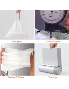 Bolsas de Plástico Desecho Alta Resistencia Confiable1st 200 Unidades 2