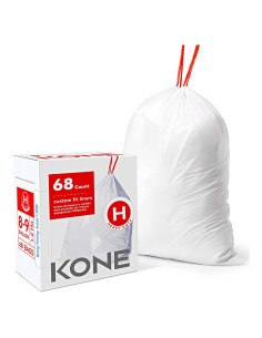 Bolsas de Basura KONE Código H, 68 Unidades, 1.35 Mil, 30-35 Litros