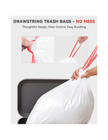 Bolsas de Basura KONE Código H, 68 Unidades, 1.35 Mil, 30-35 Litros