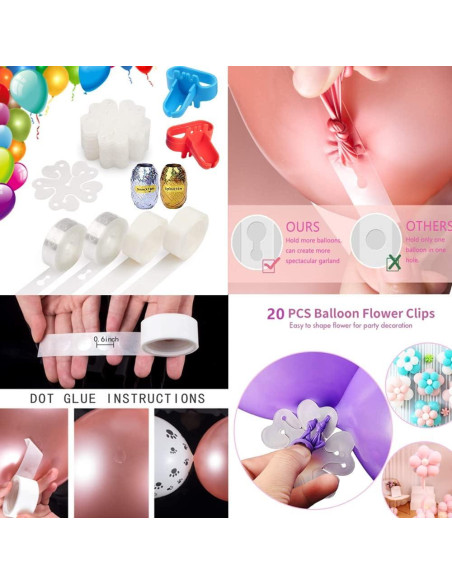 Bomba de Globo Eléctrica ELLECK 600W Doble Boquilla Rosa Bomba de Globo Eléctrica ELLECK 600W Doble Boquilla Rosa