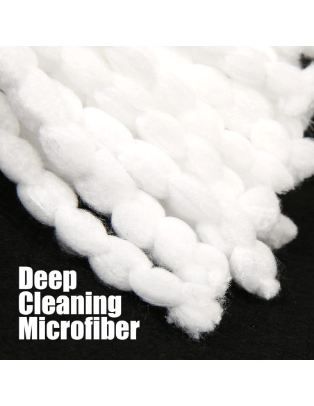 Cabezal de Repuesto para Mopa Homsis - Paquete de 3 Microfibra Cabezal de Repuesto para Mopa Homsis - Paquete de 3 Microfibra