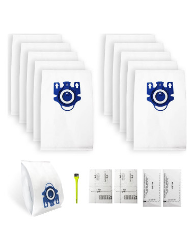10 Bolsas de Aspiradora Miele GN + 2 Filtros MP y AC