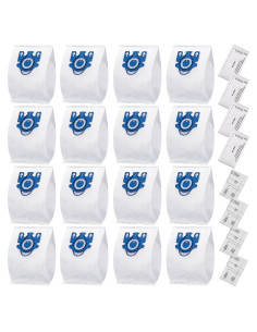 Paquete de 16 bolsas de aspiradora Miele AirClean 3D GN